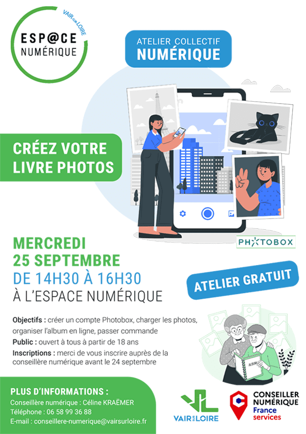 Atelier numérique : Créez votre livre photo