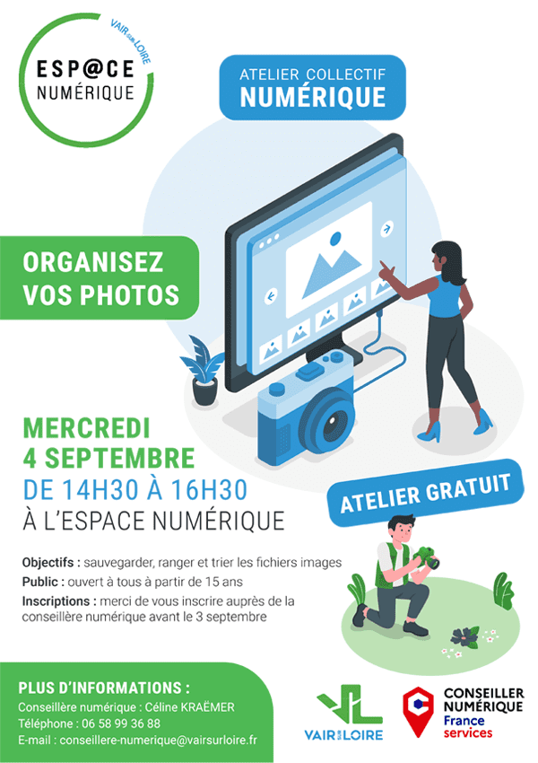 Atelier numérique : Organisez vos photos